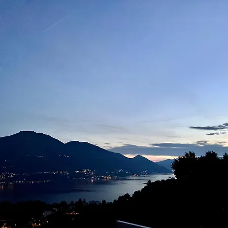 Mit Aussicht Auf Maggiore & Pool Appartement Tenero-Contra