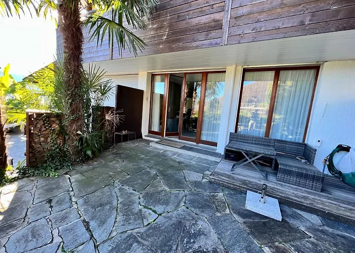 شقة Mit Aussicht Auf Maggiore & Pool Tenero-Contra